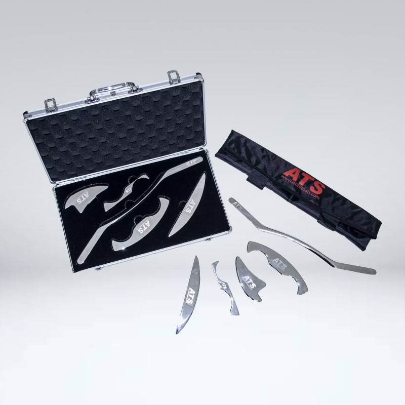 Gua-sha - Set Strumenti In Acciaio